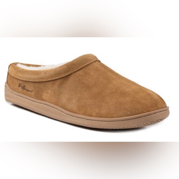 MyPillow Shoes Mens Slipon Myslippers From Mypillow Chestnut Fur